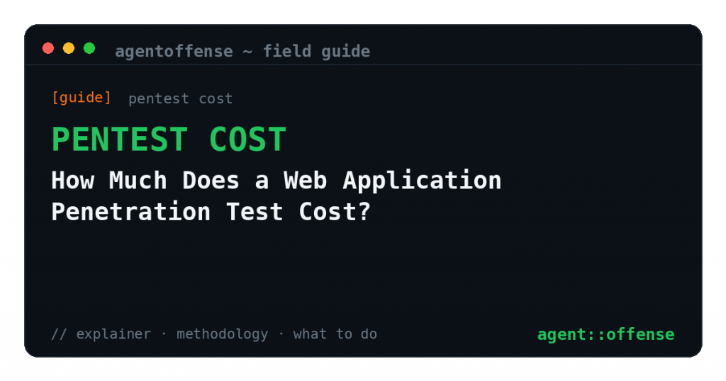 How Much Does a Web Application Penetration Test Cost?